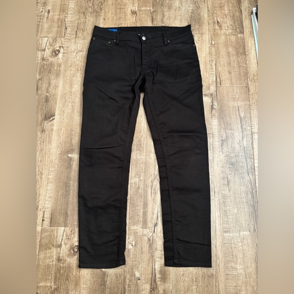 Acne Studios Blå Konst North Stay Black Slim Fit Jeans - Picture 1 of 5